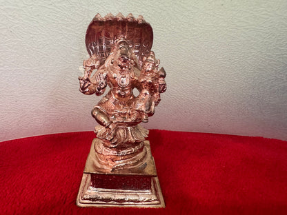 Shesha Naga With Lakshmi Varaha - Prasiddh Idols Presents Copper Idol