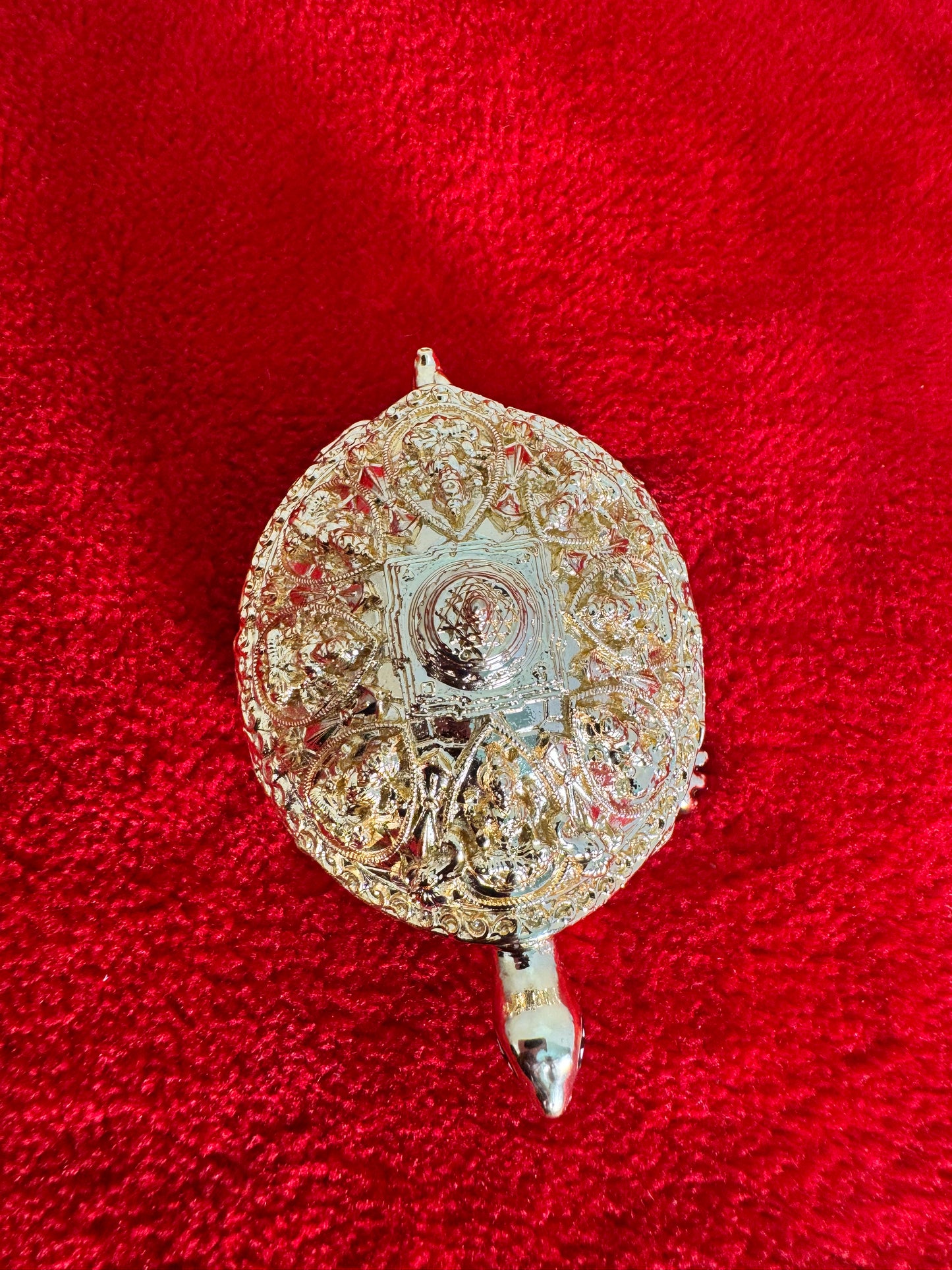 Astalakshmi Meru SriYantra - Prasiddh idols presents resin made gold polished idol