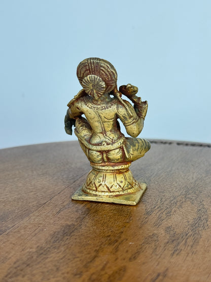 Ayyanar/shasta idol - museum replicated panchaloha idol