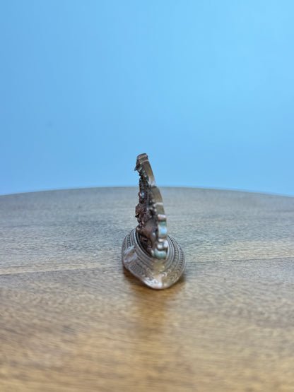 2D Cad model Gajalakshmi devi - museum Replicated copper idol