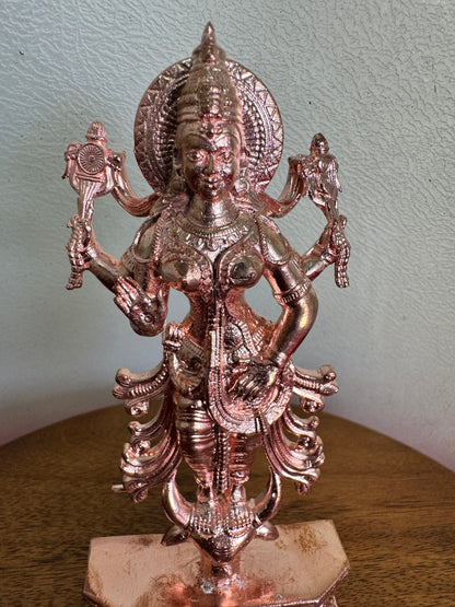 Vishnu Durga Devi - Prasiddh Idols Presents Copper Idol