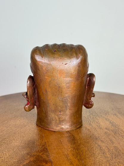 Mukhalinga - Museum replicated copper idol
