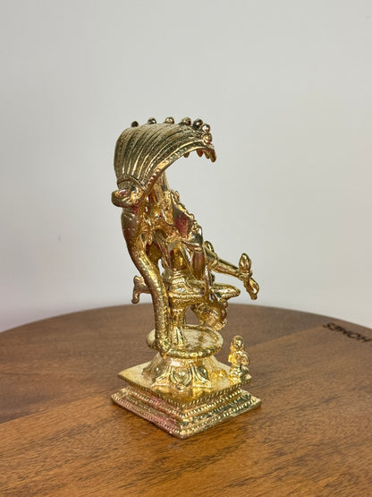 Yoga Lakshmi Narasimha Swamy idol made of panchaloha