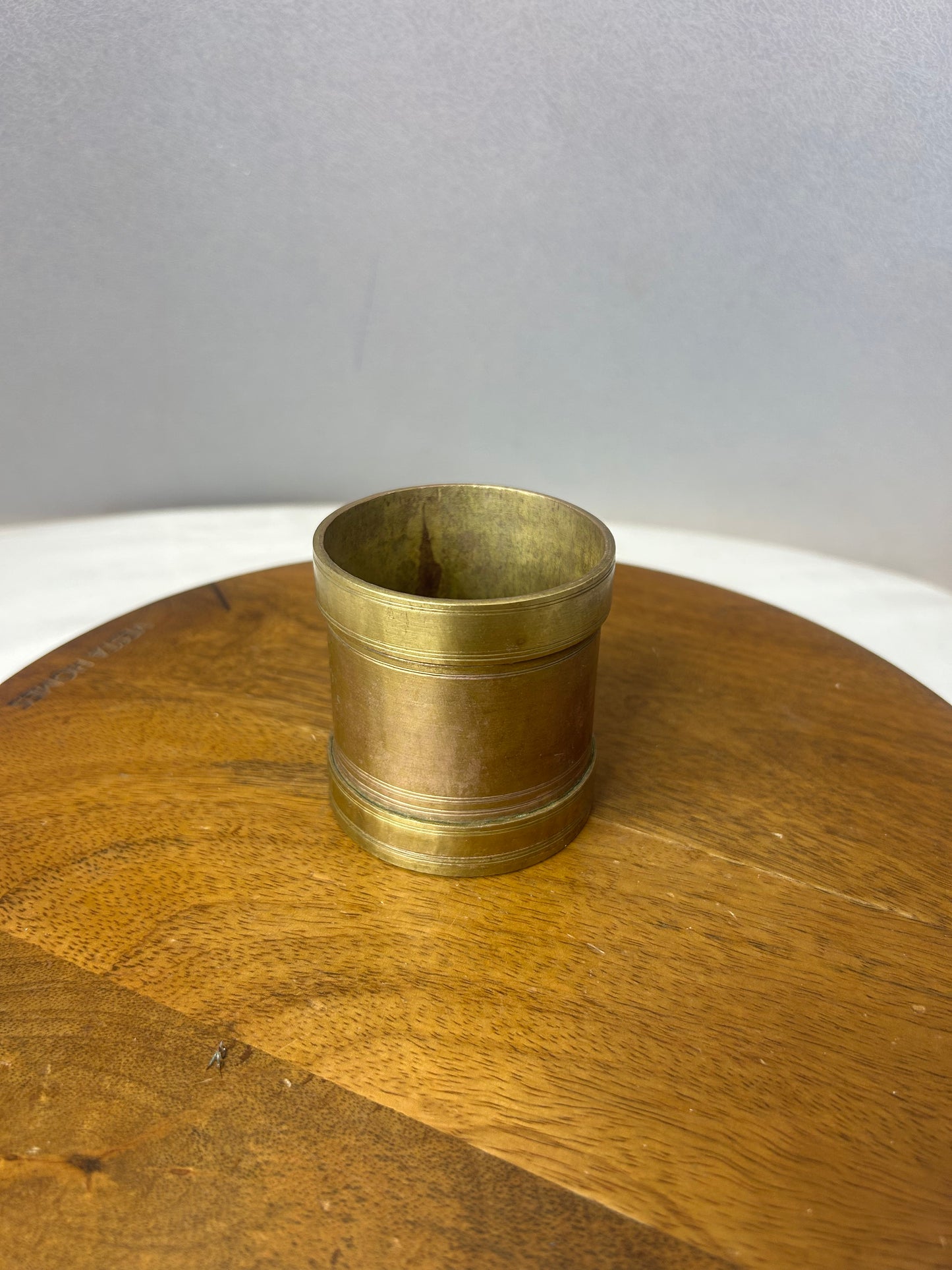 Vintage  bronze  measure