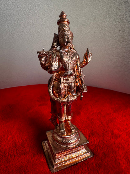 Narayana Swamy - Prasiddh idols present copper idol