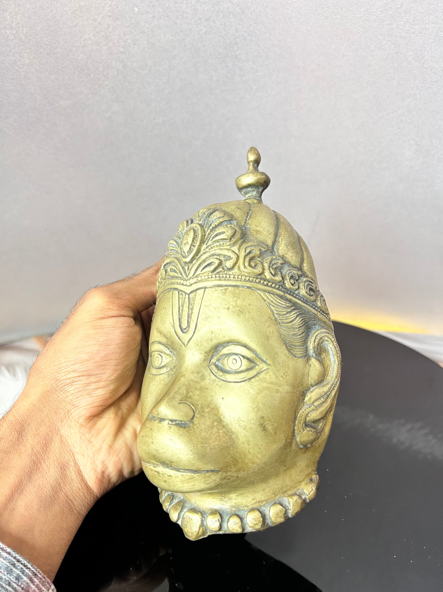 Vintage bronze cast hanuman