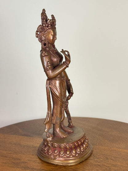 Tebatian Tara Devi - museum replicated copper idol