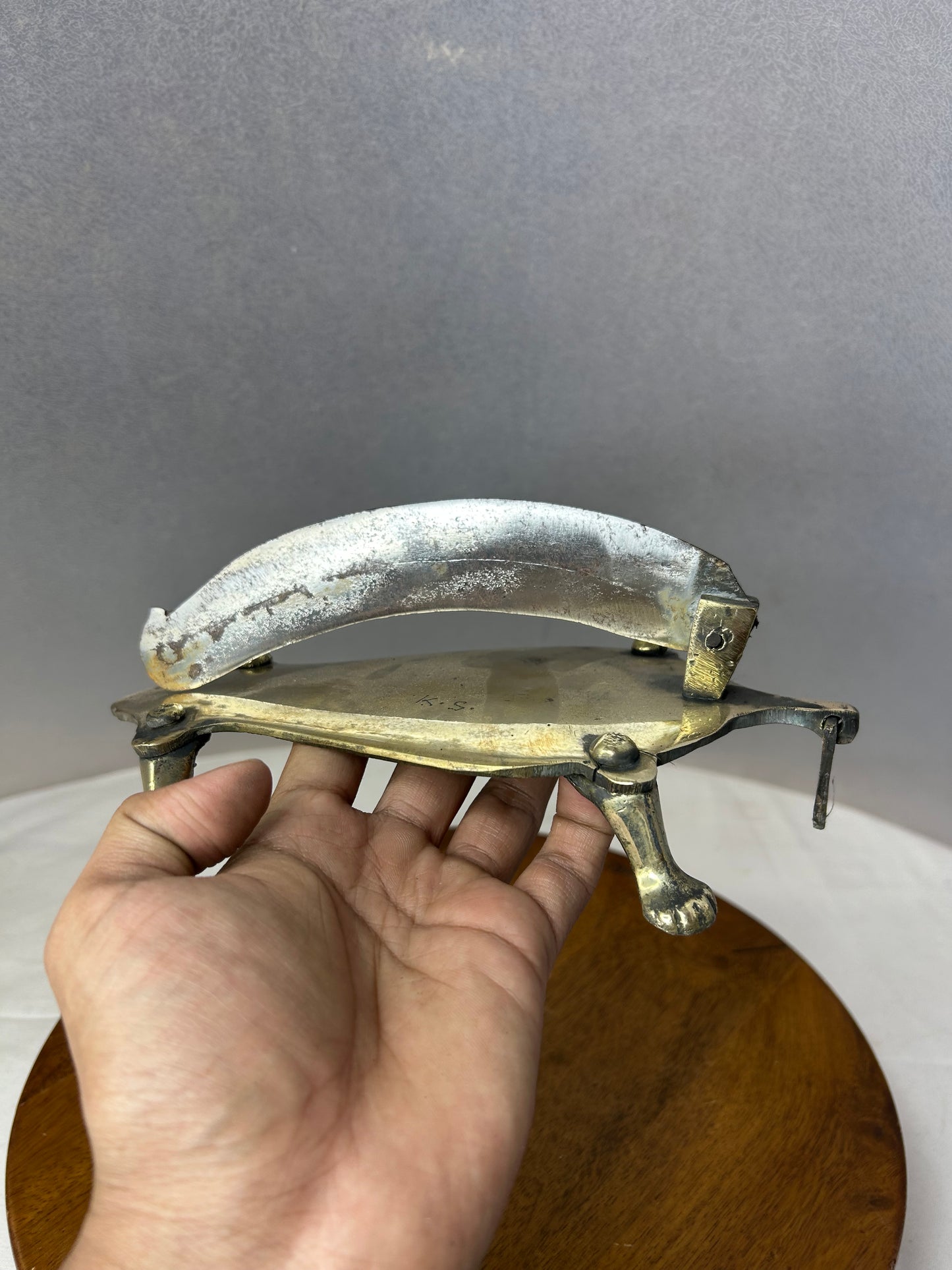 Vintage Brass made vegetable cutter.
