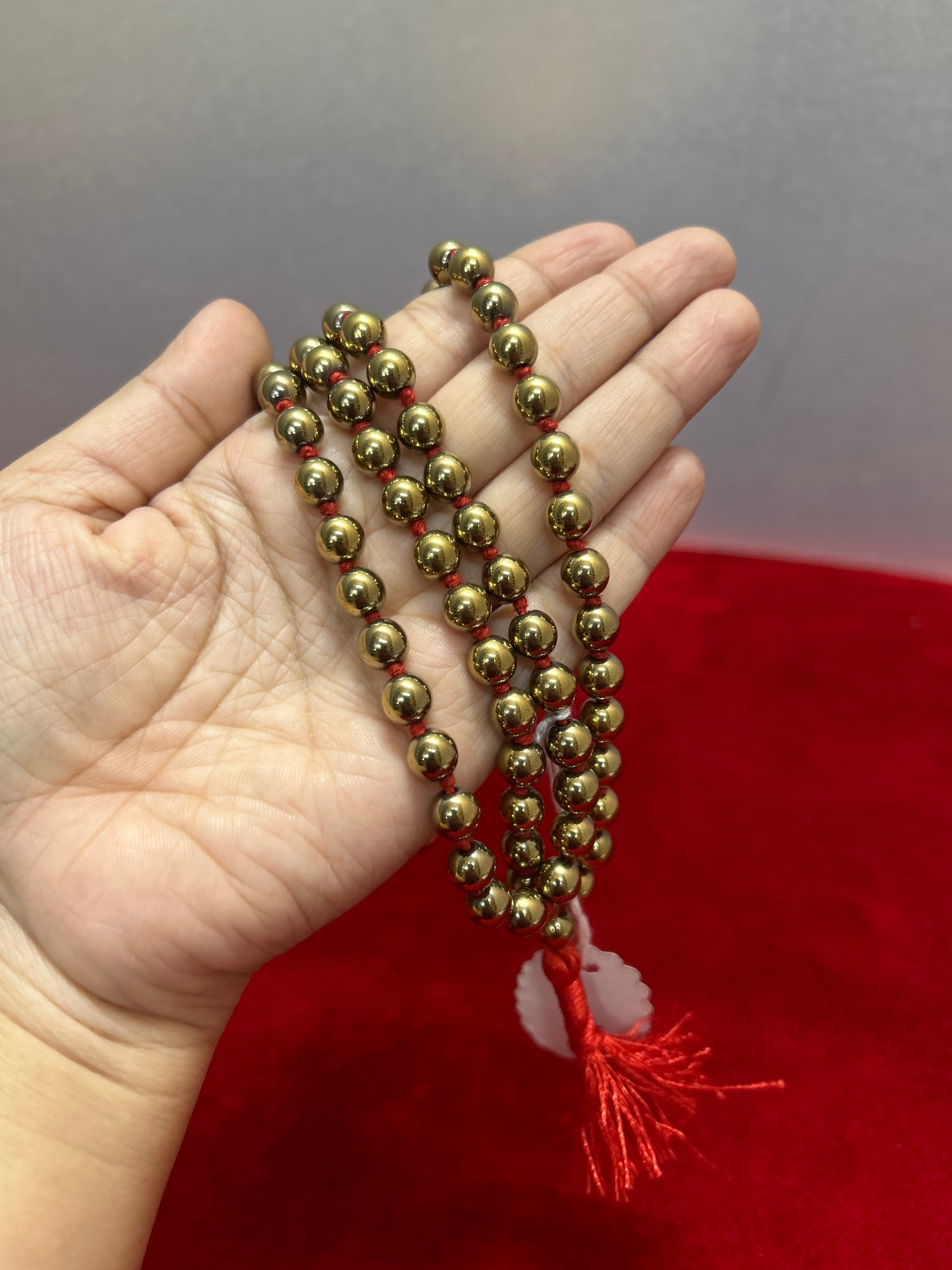 Golden pyrite Mala