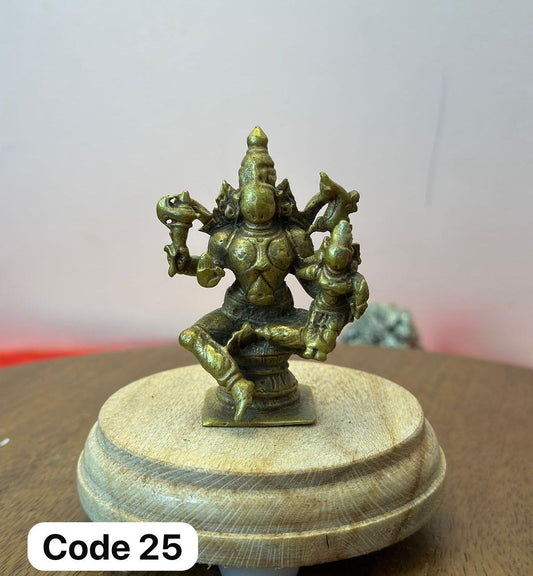 Shiva Parvathi - Prasiddh Idols Presents Panchaloha Idol Of Museum Replica