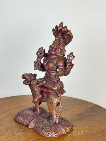 Pratyangira Devi - Museum replicated idol made of copper