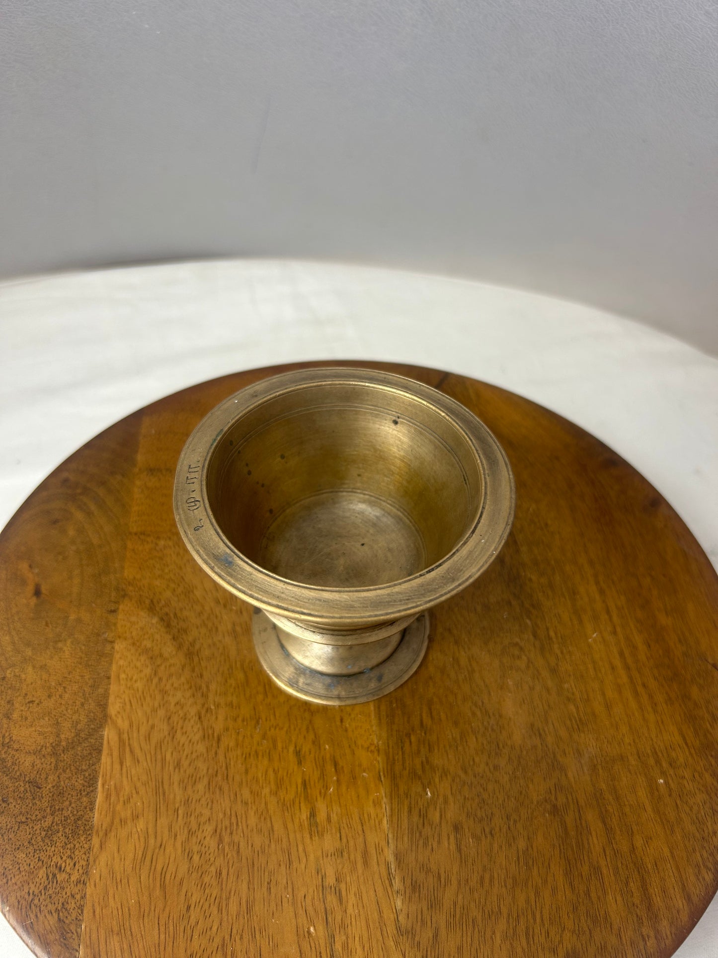 Vintage Bronze cast miniature pot