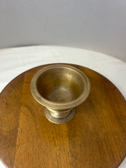 Vintage Bronze cast miniature pot