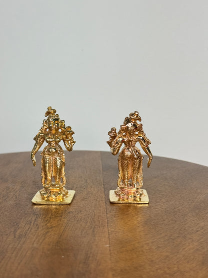 Andal / Godha Devi idol made of panchaloha