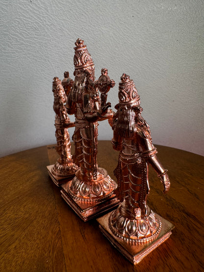 Srinivasa Parivar- Prasiddh idols present copper idol
