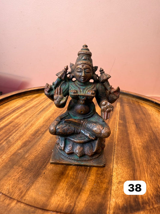 Mahalakshmi Devi - museum replicated copper idol