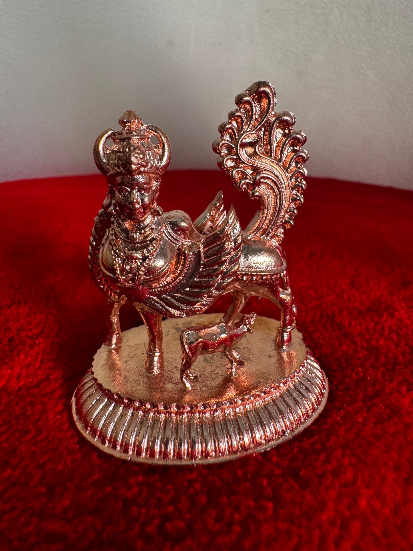 Kamadhenu idol - prasiddh idols presents copper idol