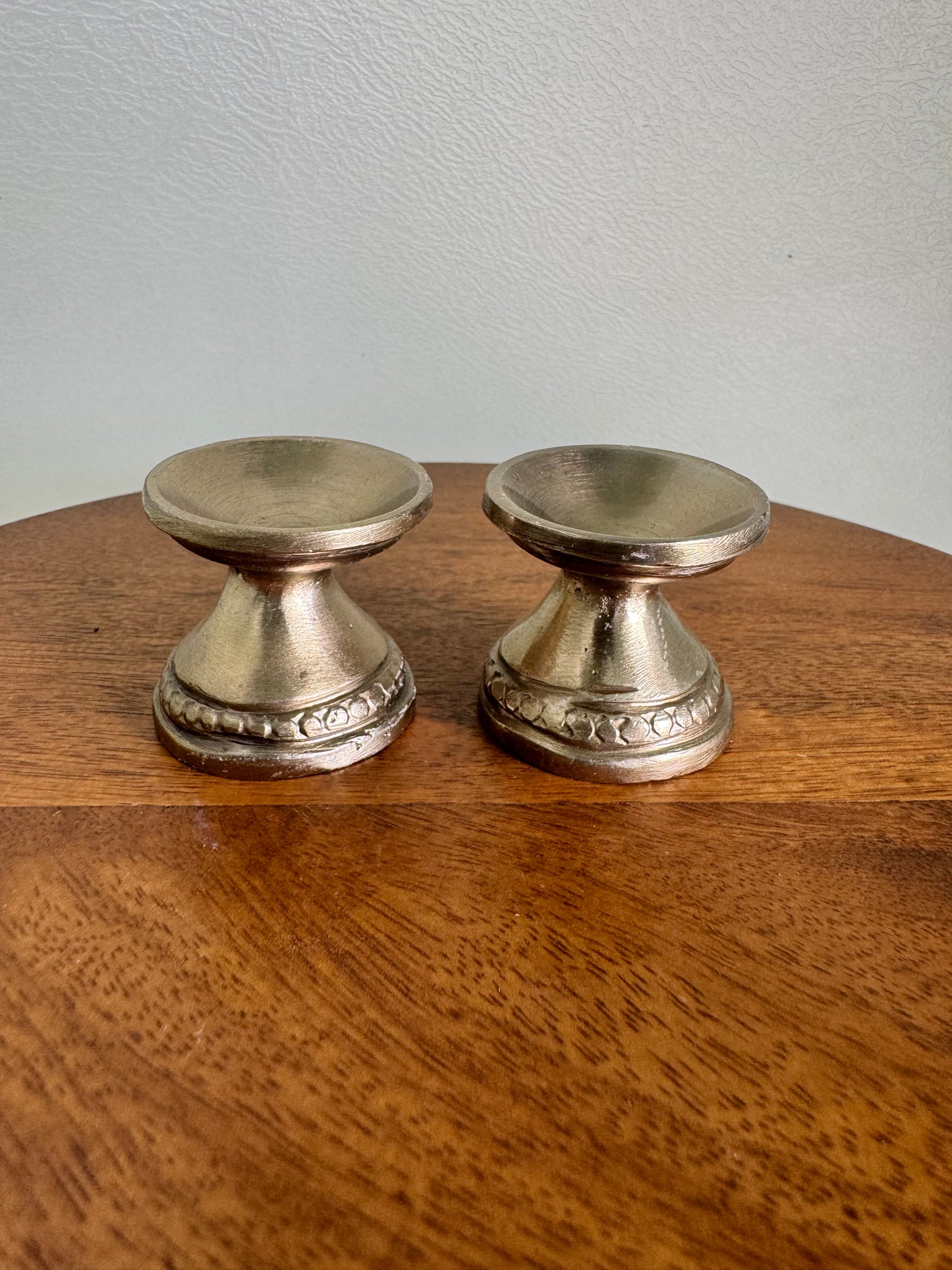 Traditional Bowl Arathi lamp/ Deepam/Lamp/Pair Lamp - Prasiddh Idols Presents Panchaloha handcrafted bowl lamp/ miniature lamp - ghee aarti