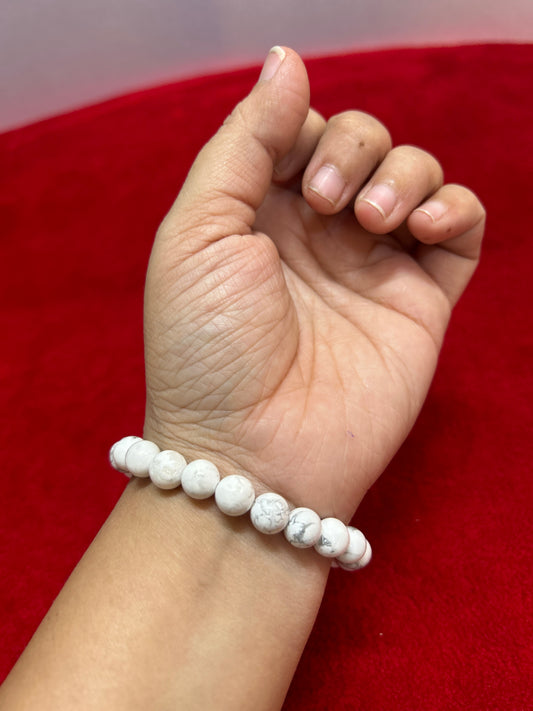 White Howlite Bracelet