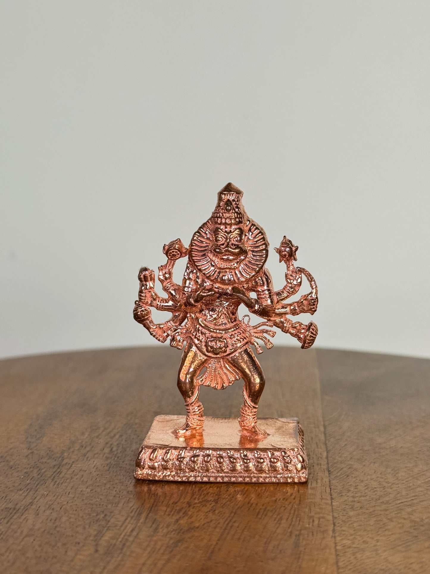 Ugra Narasimha Swamy idol made of pure copper