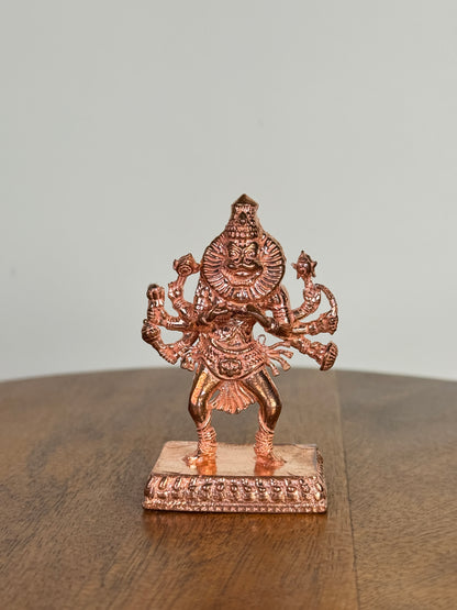 Ugra Narasimha Swamy idol made of pure copper