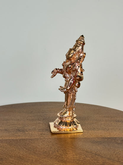 Lord Srinivas idol made of copper