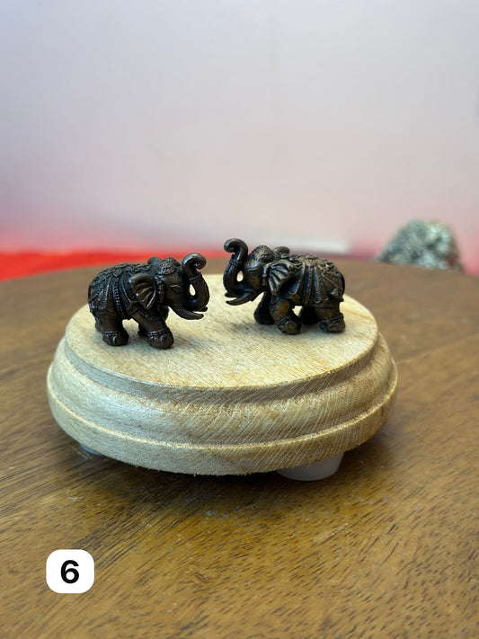 Elephant (Pair)- Prasiddh Idols Presents Copper Idol Of Museum Replica