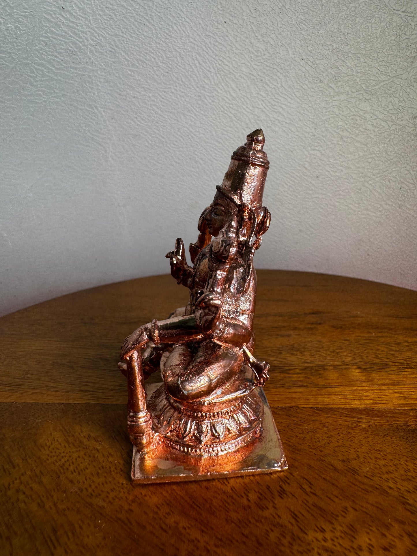 Vishwaksena - Prasiddh idols present copper idol