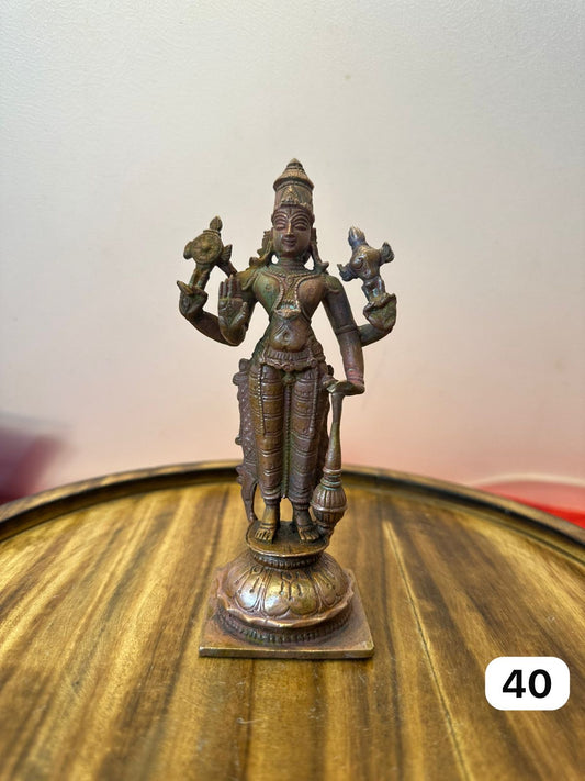 Vishnu - Prasiddh Idols Presents Copper Idol Of Museum Replica
