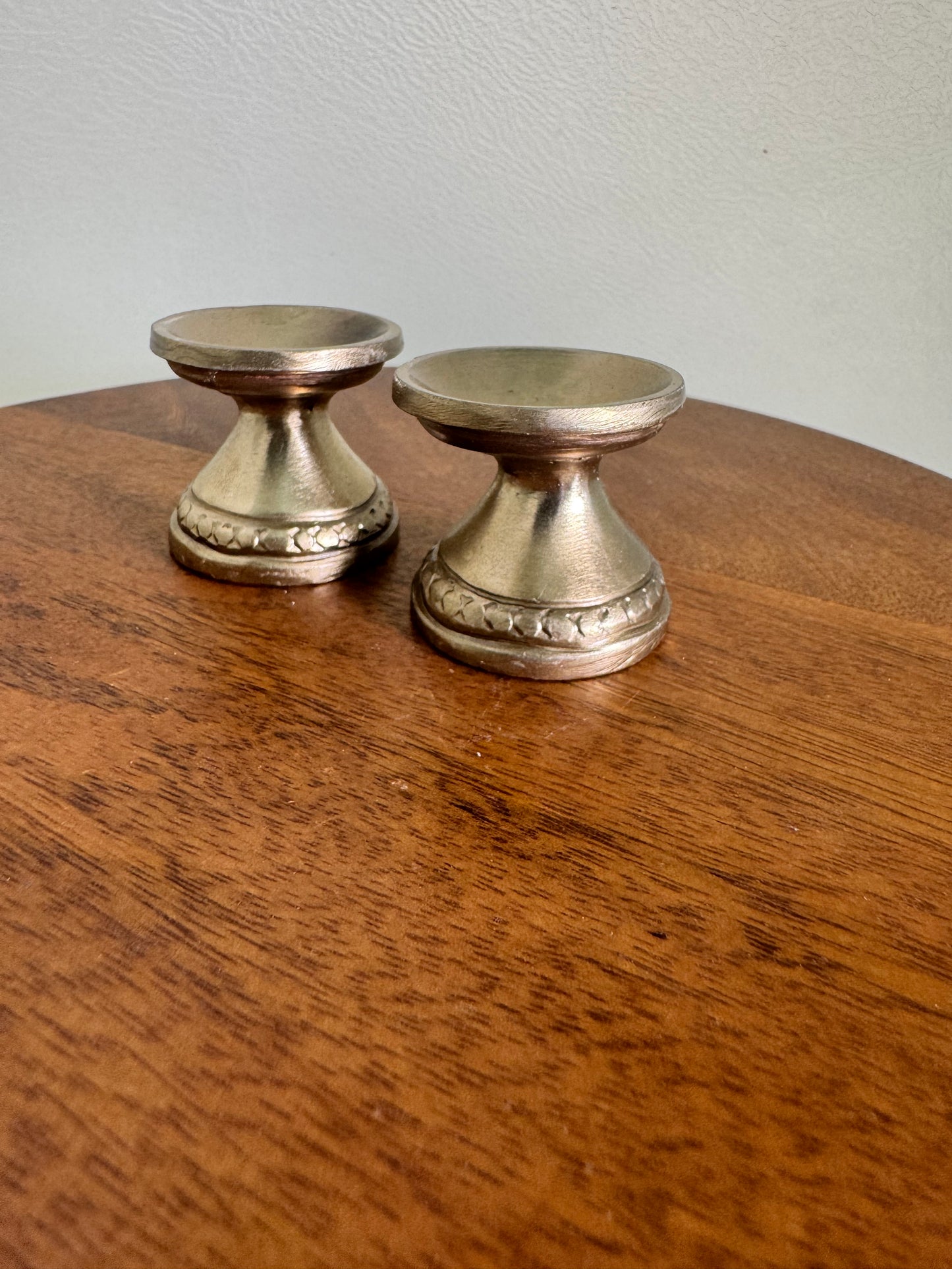 Traditional Bowl Arathi lamp/ Deepam/Lamp/Pair Lamp - Prasiddh Idols Presents Panchaloha handcrafted bowl lamp/ miniature lamp - ghee aarti
