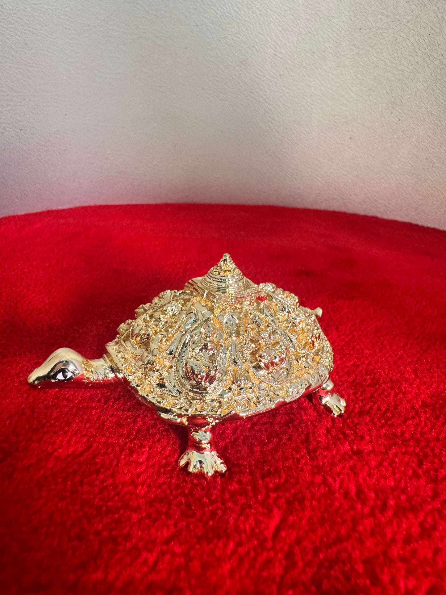 Astalakshmi Meru SriYantra - Prasiddh idols presents resin made gold polished idol