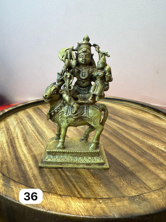 Uma Maheshwara - Prasiddh Idols Presents Panchaloha Idol Of Museum Replica