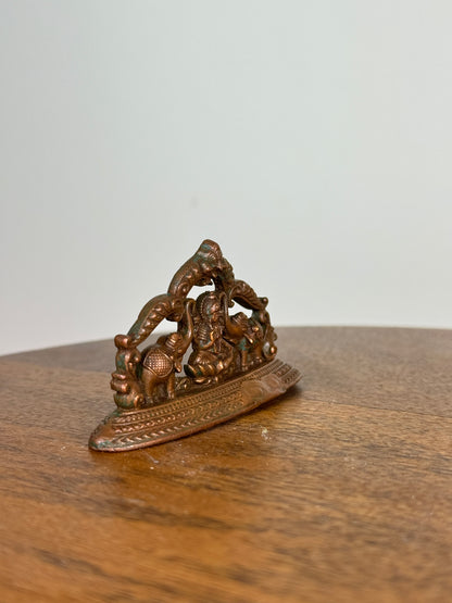 2D Cad model Gajalakshmi devi - museum Replicated copper idol