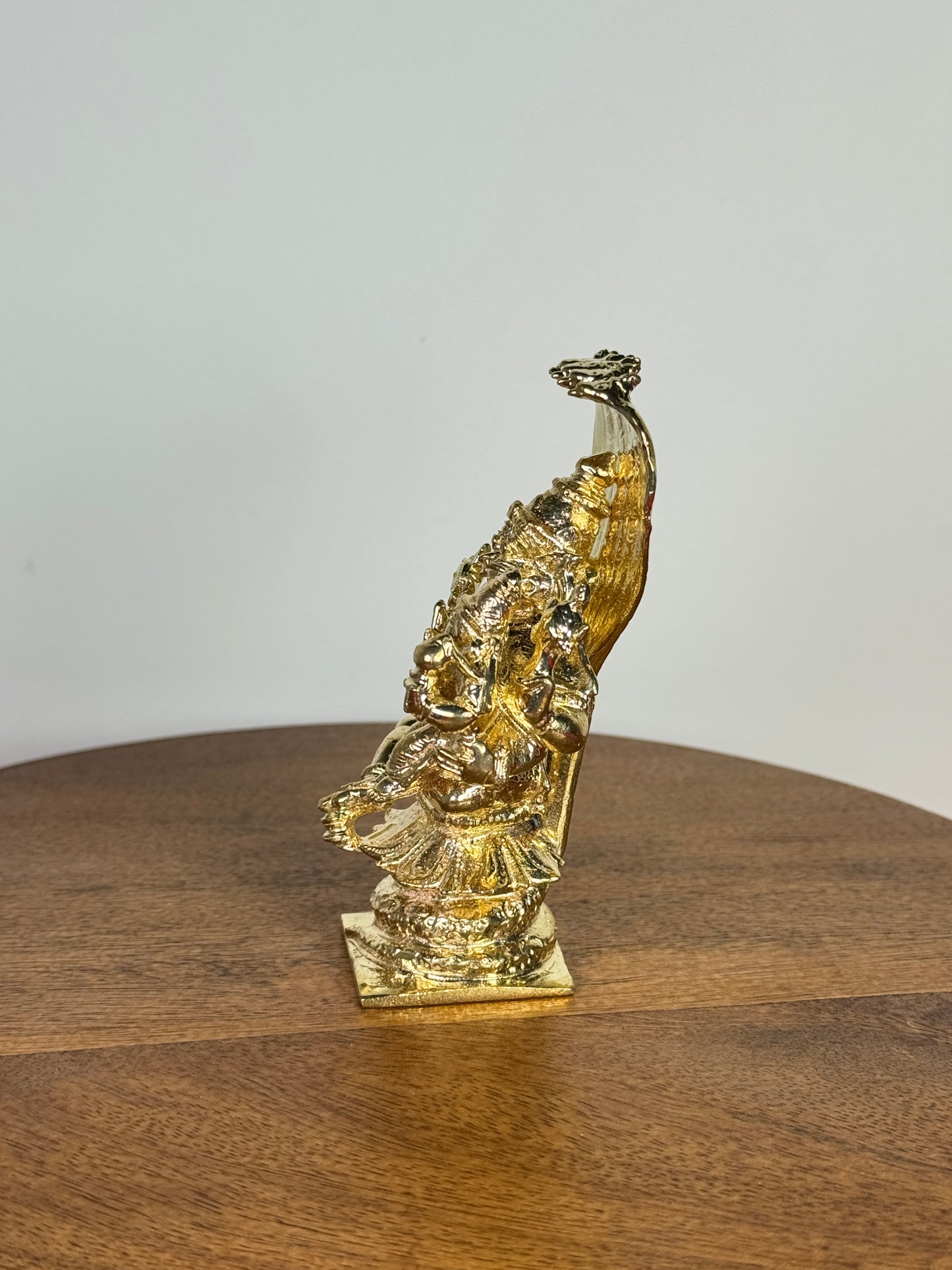 Lakshmi Narasimha swamy idol made of panchaloha