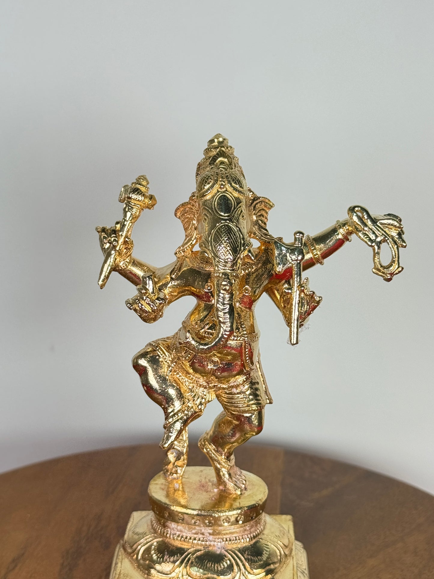 Nartana/ Naatya Ganapati idol made of panchaloha