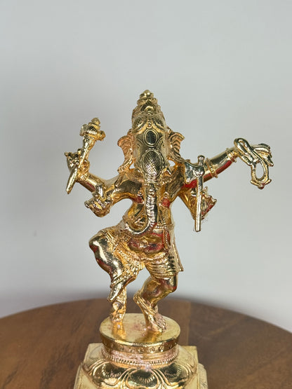 Nartana/ Naatya Ganapati idol made of panchaloha
