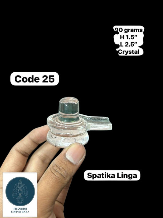 Spatika Linga - Prasiddh Idols Presents Crystal