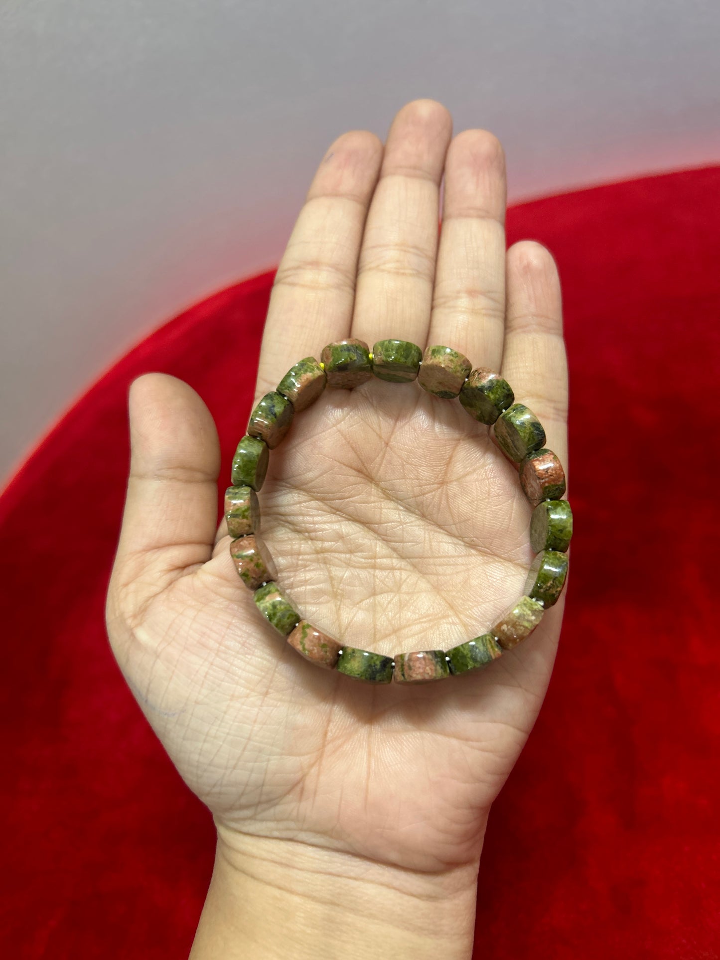 Unakite Stone Bracelet