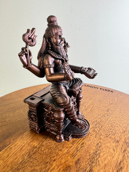 Muneshwara Swamy - Prasiddh idols presents copper made Black polished idol