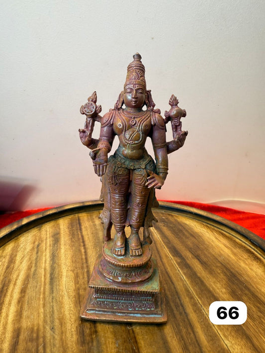 Srinivasa swamy - museum replicated copper idol