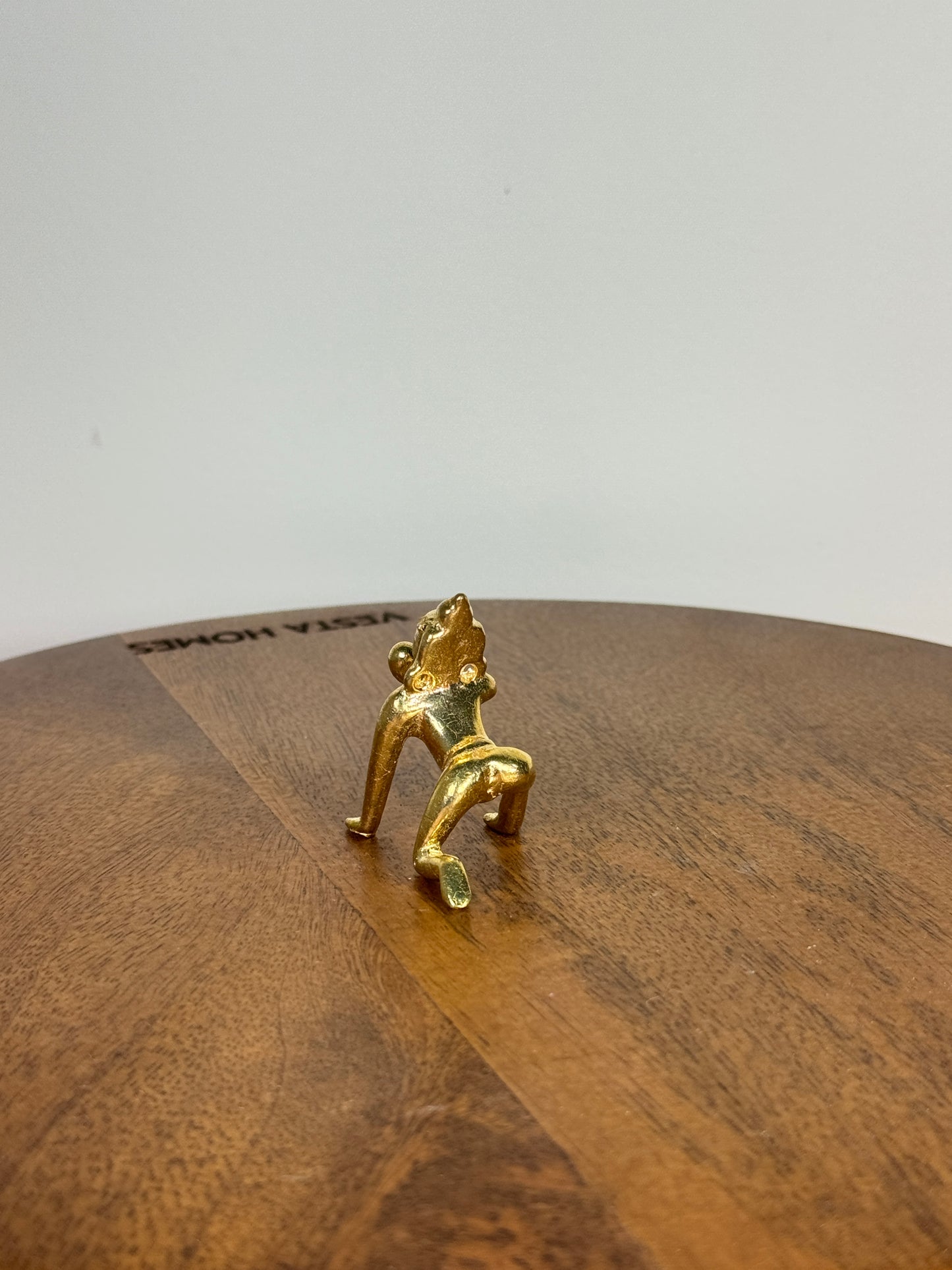 Crawling butter ball Krishna idol made of panchaloha