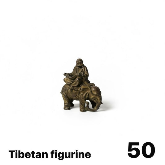 Vintage bronze cast Tibetan figurine
