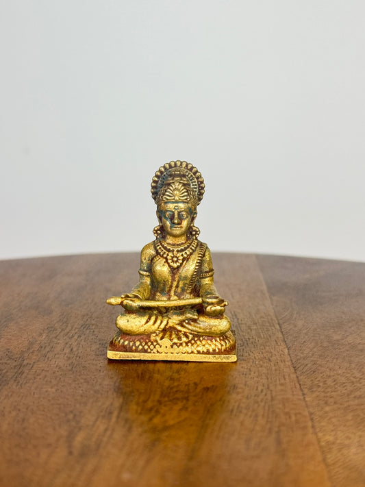 Annapoorna/ Annapoorneshwari idol - Museum replicated Panchaloha idol