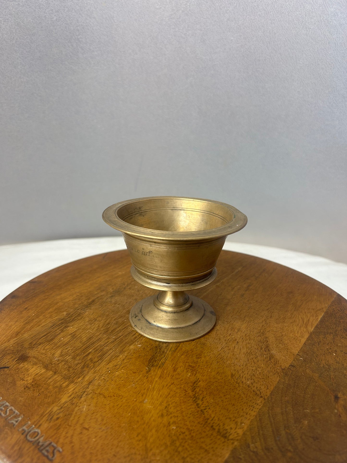 Vintage Bronze cast miniature pot