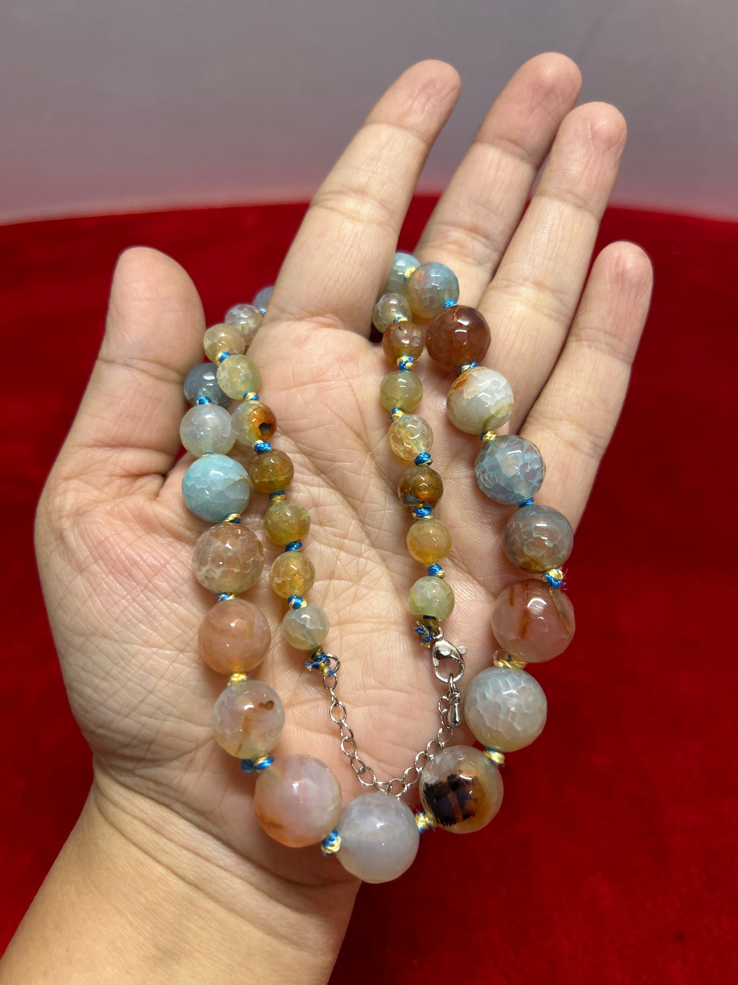 Natural Opal Stone Mala