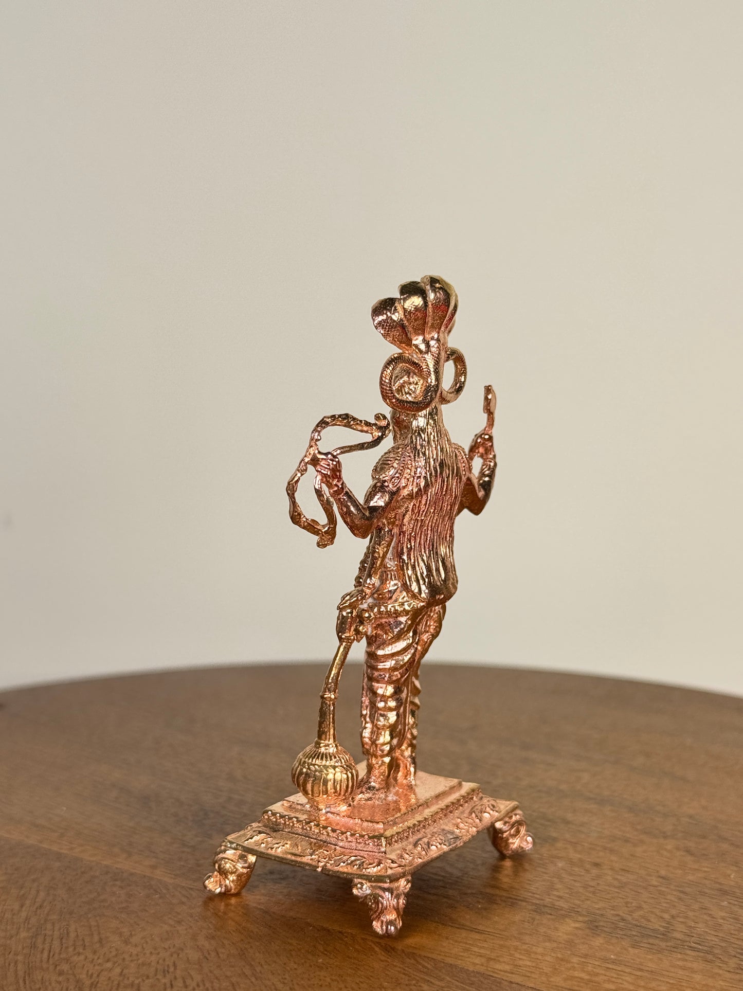 Veerabhadra swamy - copper idol