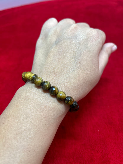 Tiger Eye Cut Bracelet