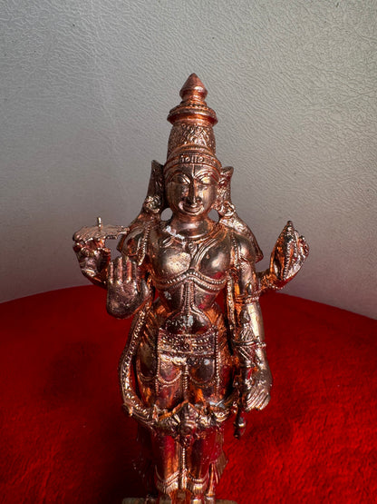 Narayana Swamy - Prasiddh idols present copper idol
