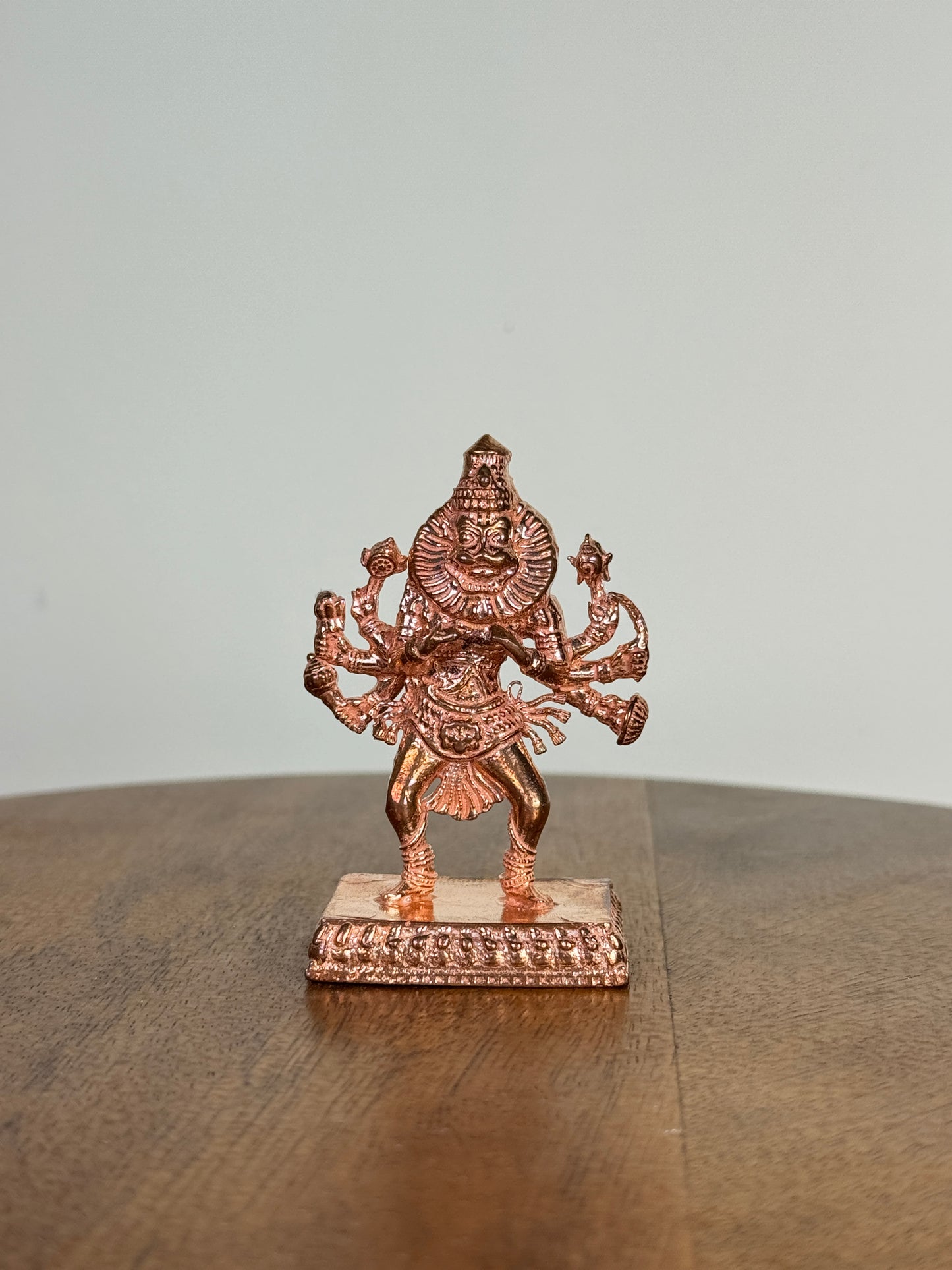 Ugra Narasimha Swamy idol made of pure copper