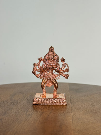Ugra Narasimha Swamy idol made of pure copper